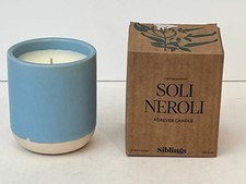Soli Neroli Forever Candle Siblings Limited Edition Blue ~ New in Box