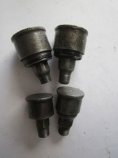 GREASE CUPS-LOT OF 4-2 HAVE  1  1 /8 INCH DIAMETER TOP-2  7/8" TOP