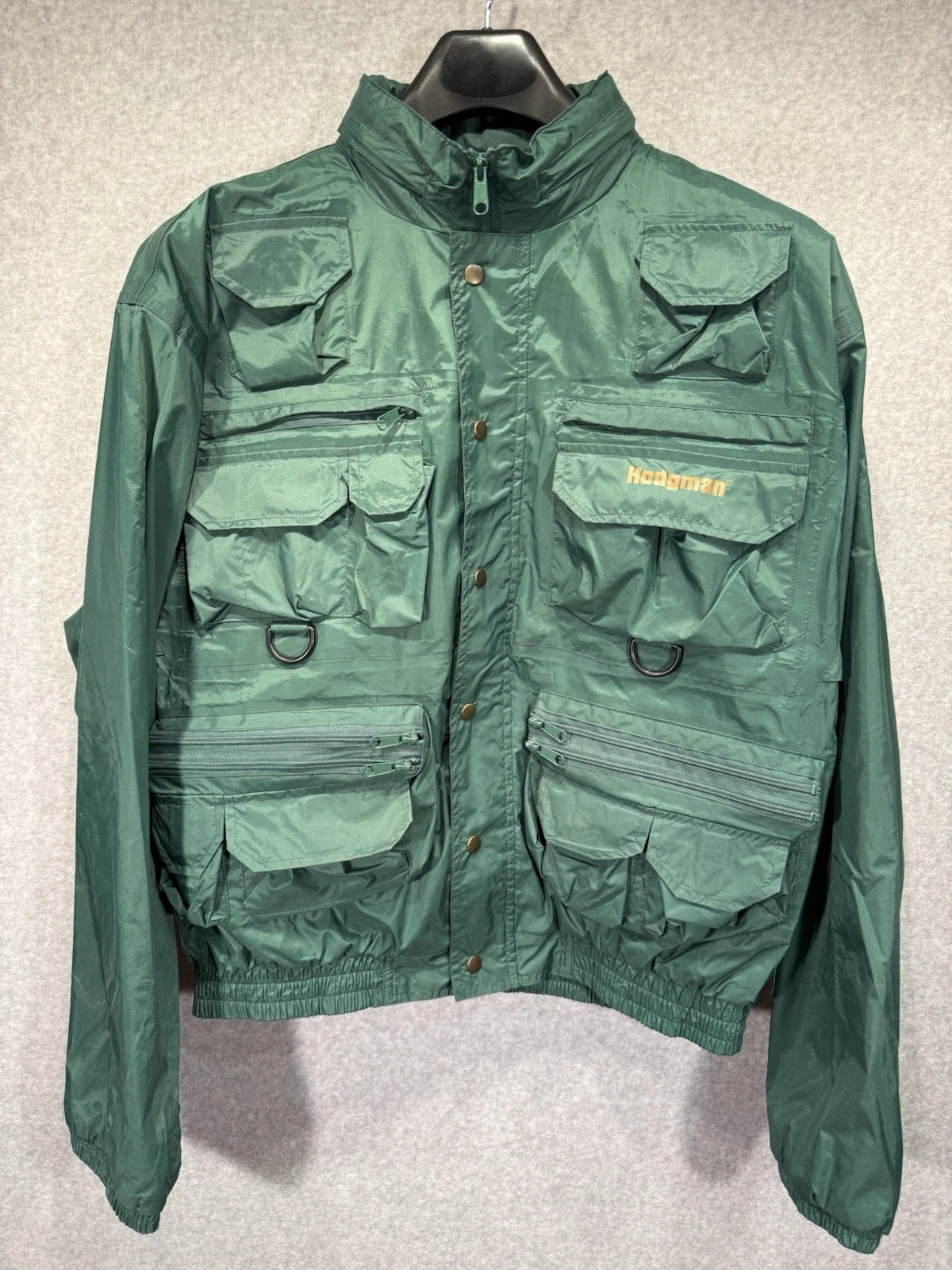 VTG Lakestream Hodgman Wading Jacket L Green Waterproof Fishing Outdoor Camping