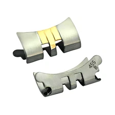 LADIES 18K/SS JUBILEE ENDPIECE FOR ROLEX NO DATE, DATEJUST 13MM ENDPIECES