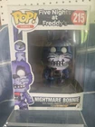 Funko Pop! Games Five Nights at Freddy's #215 Nightmare Bonnie Vinyl Figure
