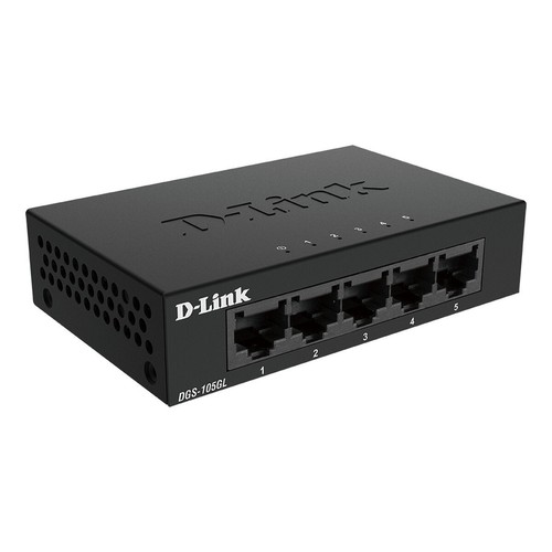 Commutateur Réseau de Bureau D-Link DGS-105GL/E Noir - Photo 3/3