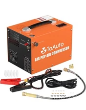 TOAUTO A1X PCP Air Compressor,4500Psi 30Mpa, Water/Oil-Free, One Button Start...