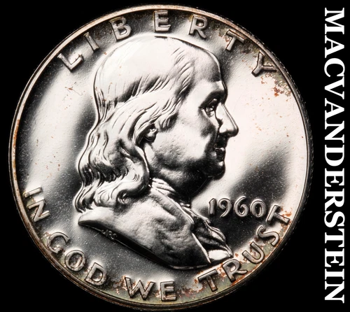 1960 Franklin Half Dollar- Silver- Choice Gem Proof Luster No Reserve #i9237