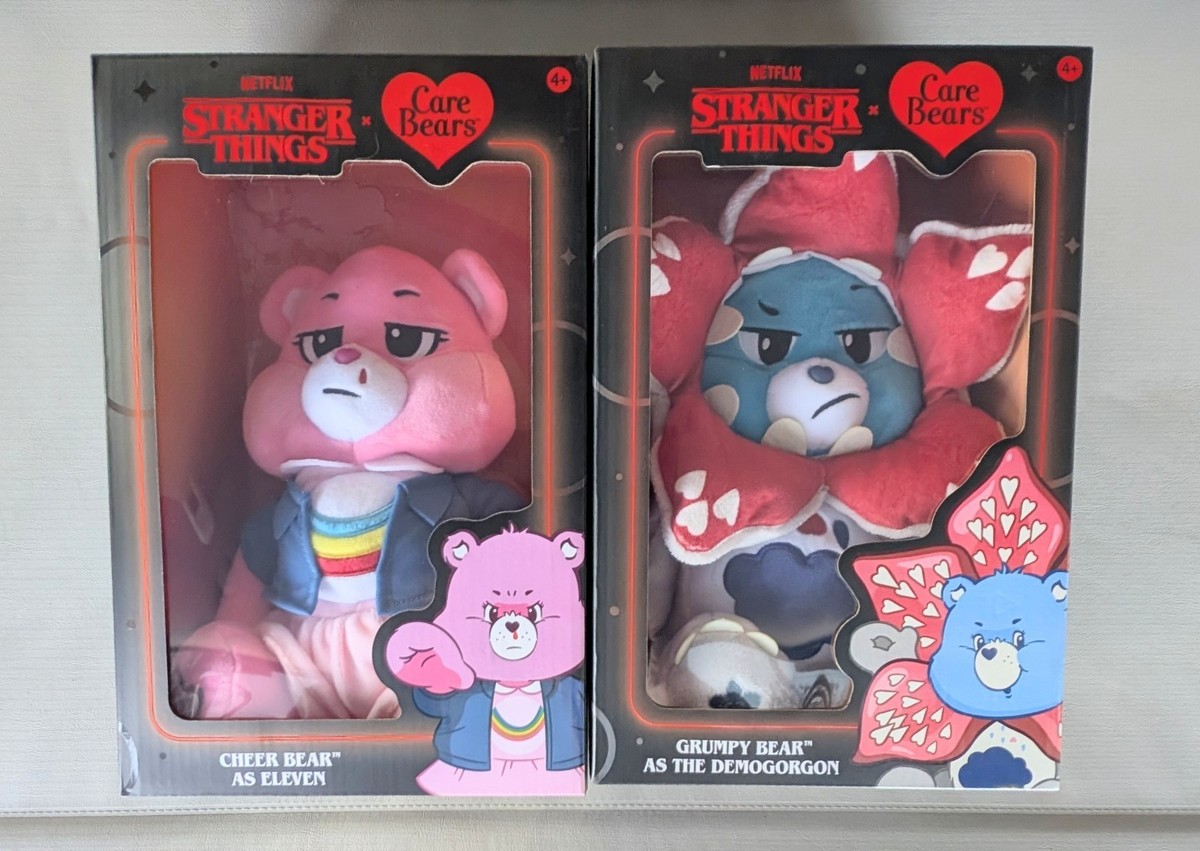 ストレンジャーシングス ケアベア デモゴルゴン セット Netflix I586 Netflix Care Bears x Stranger Things Grumpy Demogorgon, Cheer
