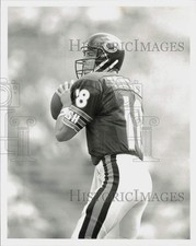 1989 Press Photo Chicago Bears football player Mike Tomczak - afa10777