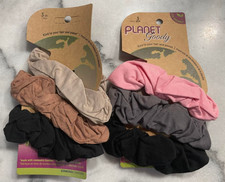 2 Planet Goody Multicolor Scrunchies Made from Bamboo Fiber 3 Scrunchies Ea