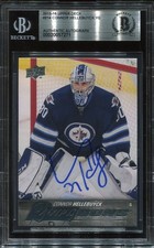 CONNOR HELLEBUYCK signed 2015 UD YOUNG GUNS ROOKIE CARD RC YG BECKETT (BAS) USA. rookie card picture