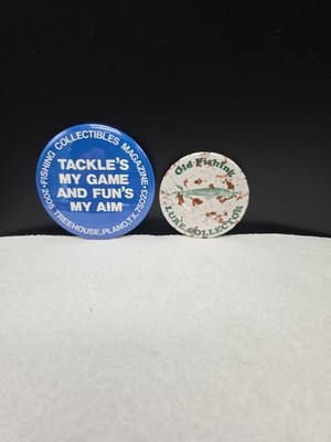 Old Fishing Lure Collectors And Tackled My Game And Funs My Game Pin Backs USA 