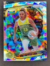 2025 Panini WNBA Prizm JORDAN HORSTON Silver Ice Prizm #37 Seattle Storm (B)