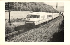 Vintage Postcard- Amtrak 71 with Turboliner no. 162 on the Hudson Line to