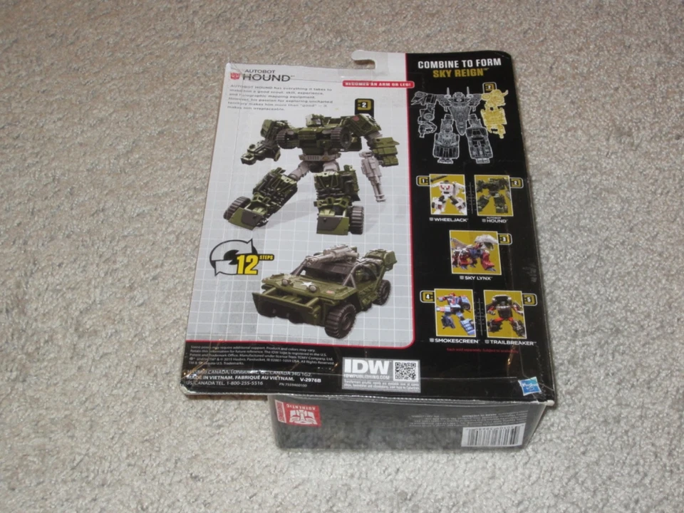 TRANSFORMERS: COMBINER WARS - HOUND ACTION FIGURE NEW W/ IDW COMIC HIGH GRADE - Image 3 of 3