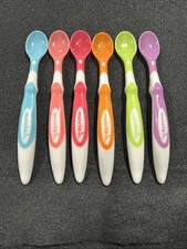Child's Munchkin Soft Tip Multi-Colored Spoons, Set of 6.