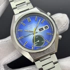 Vintage Seiko 5 Sports Speed-Timer Chronograph Gradient Dial Men Watch 6139-8040