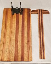 Vintage Shannon Arch 2 Hole Clipboard with Matching Straight Edge T Square Fancy