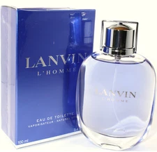 LANVIN L' HOMME BY LANVIN 3.4/3.3 OZ EDT SPRAY FOR MEN NIB