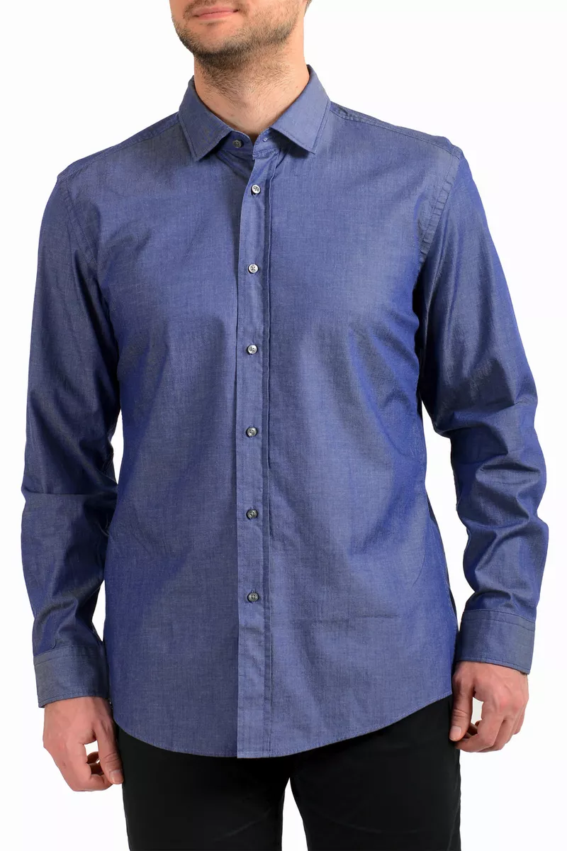 Hugo boss long sleeve dress shirt deals
