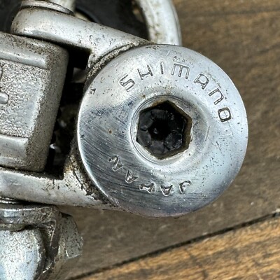 Vintage Shimano Titlist Rear Derailleur Short Cage Silver