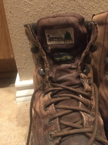SAMCO FREEZEWEAR Size 11 3M THINSULATE MENS WORKBOOTS Non Steel Toe - Picture 2 of 10