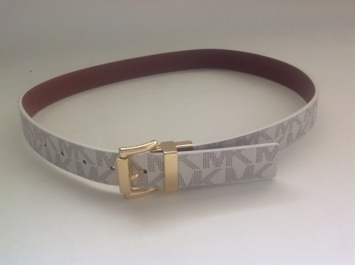 Mk white cheap belt