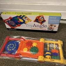 Try-Angle 5-In-1 Baby Activity Center| Foldable, Portable Toddler Kid’s Toy NOS