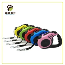 11.5FT Retractable Dog Leash with 2 Buttons for Hold & Release HEAVY DUTY