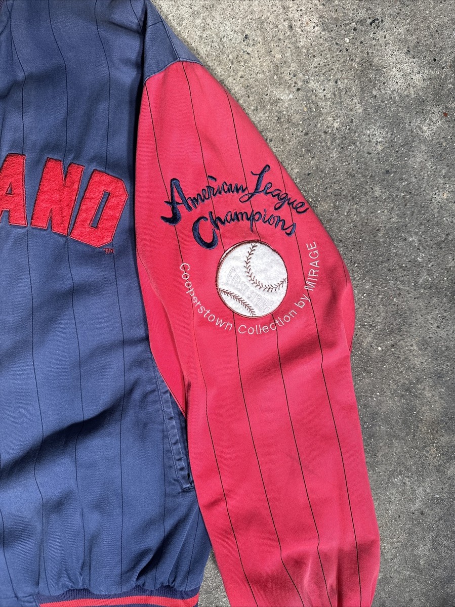 Vintage 90s Cleveland Indians Cooperstown Collection Jacket Vintage 90s Cleveland Indians Cooperstown Collection Jacket