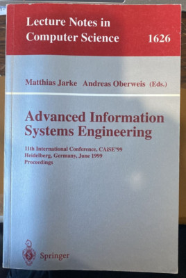 Advanced Information Systems Engineering: 11th International Conference Caise'99