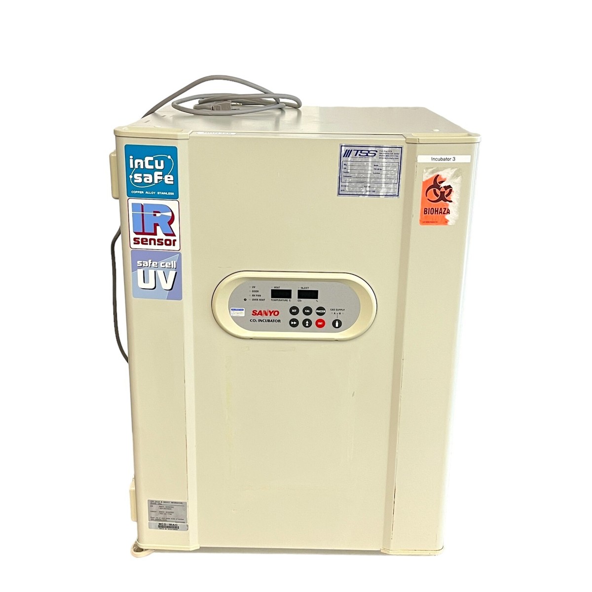 Sanyo MCO-18AIC CO2 Incubator Safecell UV Made in Japan | eBay