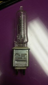 light bulb FEL 1000W 120V Bulb NEW/USED Old stock