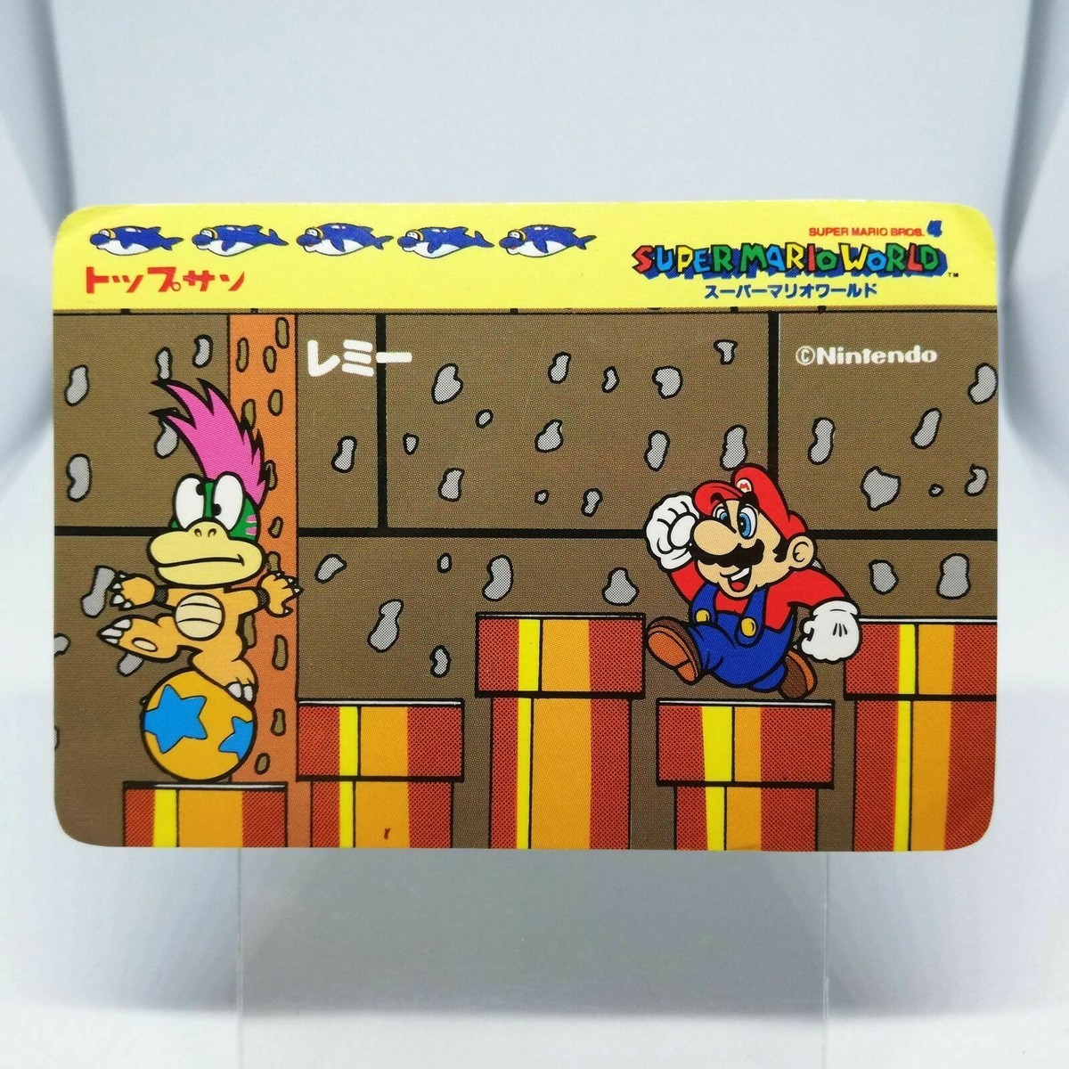 Remy Super Mario World CARD Nintendo Japan SFC SNES 1991 GAME
