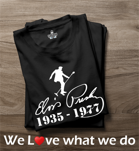 Elvis Presley Memorial t shirt 1935 - 1977 The King Unisex T-Shirt Retro elvis - Picture 5 of 13