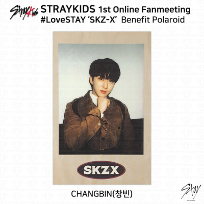 Stray Kids 1st Online Fanmeeting #LoveStay SKZ-X Benefit Polaroid