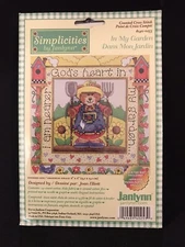 COUNTED CROSS STITCH KIT SIMPLICITIES BY JANLYNN  2002 RETIRED #140-253 6X6 NEW