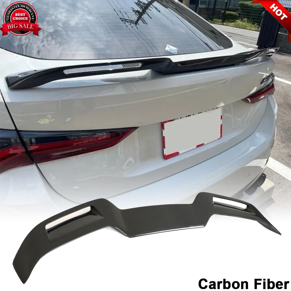 For BMW G22 430i M440i G82 M4 2021-2022 REAL CARBON Rear Trunk Spoiler Wing Lip