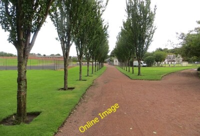 Foto 6x4 Craigie Park Ayr Blaes Wege, beobachte, wo du deine Füße hinstellst - b c2014