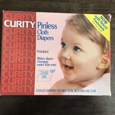 vintage curity cloth diapers for sale