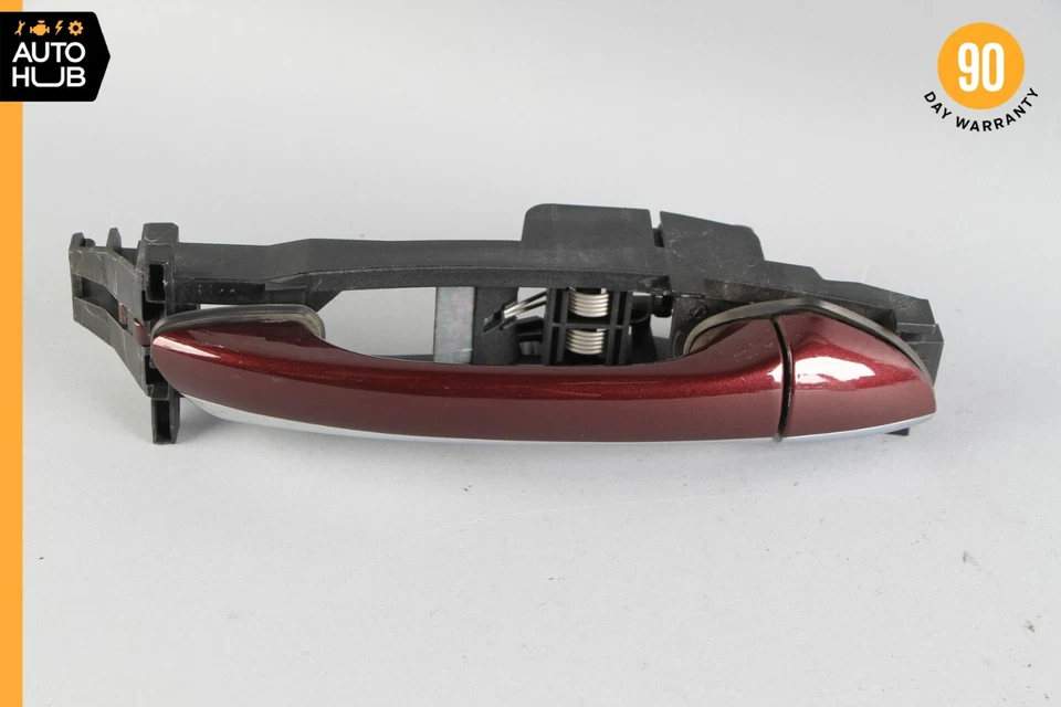 Оригинальная задняя правая ручка внешней двери для Mercedes W211 E350 E320 E500 03–09 годов выпуска красная - Изображение 4 из 4