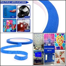 Blue Painters Tape 1/4 Inch x 30 Yards - Multi-Surface, 120 Yards Total