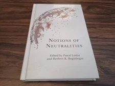 Notions of Neutralities Pascal Lottaz, Herbert R Reginbogin book