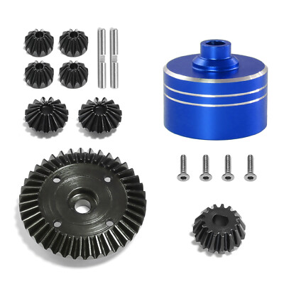 Differenzial Zahnrad Hauptzahnrad-Set Diff-Gehäuse für TAMIYA XV02 TT02 TT02B