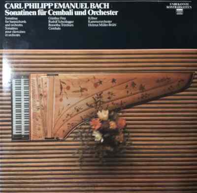 LP C.P.E. Bach Sonatinen Für Cembali Und Orchester NEAR MINT schwann musica m