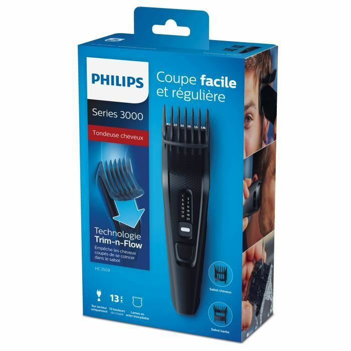 Tondeuse Philips Série 3000 HC3509/15 - 13 Hauteurs - Cheveux & Barbe - Neuf Sous Blister