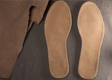 1 Pairs Men Genuine Leather Insole Women Shoe-pad Male Outdoors Sneaker Insoles