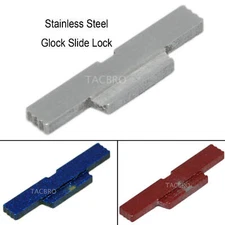 Stainless Steel Color Coated Extended Slide Lock Lever For Gen 1-4 Gl0ck 