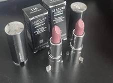 2 Givenchy Nude Mini Lipsticks Le Rouge Interdit Intense Silk #116 Lipstick Pink