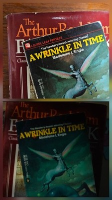 2x books Stranger Things SCENE Vintage 1976 A Wrinkle in Time Madeleine L Engle 