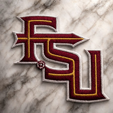 FLORIDA STATE UNIVERSITY NCAA FSU EMBROIDERED IRON ON PATCH 3"X3" FREE SHIPPING