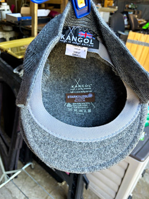 Kangol Men's Gray Trapper Hat Ear Flaps Solid Winter/Fall Size S