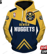 Denver Nugget Graphic 3D Hoodie Fullsize Xs-5Xl
